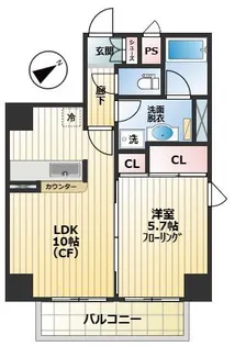 VIVANT(ヴィヴァン)立川【3階】の間取り
