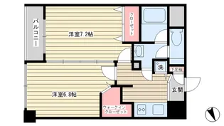 2Kの間取り画像