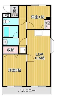レジデンスNB【2階】の間取り