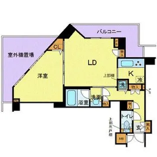 東京都新宿区水道町【マンション】の間取り