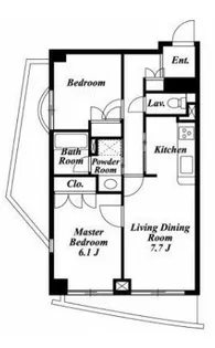 ザ タバタ ハウス【2階】の間取り