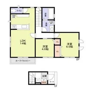 ハーベスト十番館【2階】の間取り