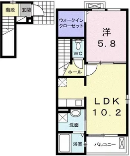 サニー【2階】の間取り