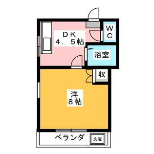 サンシャインキャッスル【1階】の間取り