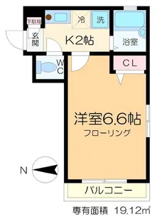 ASAKOビル【2階】の間取り
