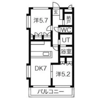 マナ・ブライトン【2階】の間取り