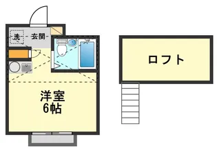 東京都江戸川区西瑞江3【アパート】の間取り