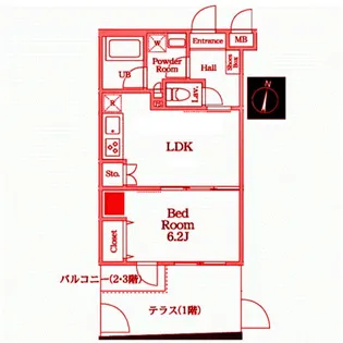 La Bella Vita II【1階】の間取り