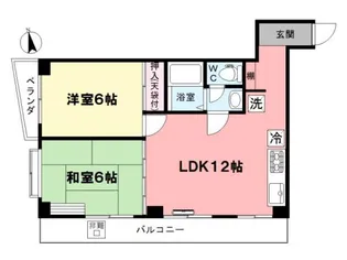 サカエ武蔵野マンション【3階】の間取り