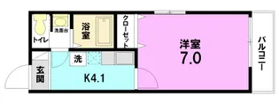 神奈川県茅ヶ崎市浜竹1【アパート】の間取り