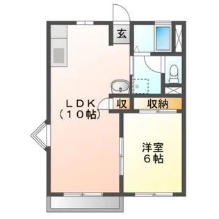 メゾン山本【2階】の間取り