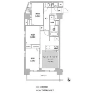 コンフォリア川口本町【1階】の間取り
