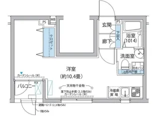 東京都中野区中野5【マンション】の間取り