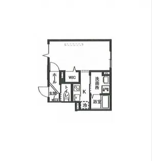 Dio dell‘ acqua 西大井【1階】の間取り