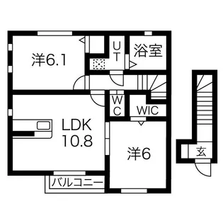 diamant un【2階】の間取り