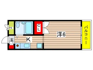 セシ-ズ生田【1階】の間取り