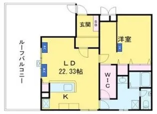 エスペロー平和台【5階】の間取り