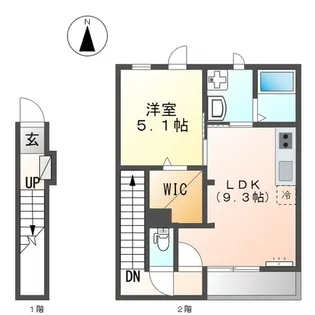 ポート・ハイツ【2階】の間取り