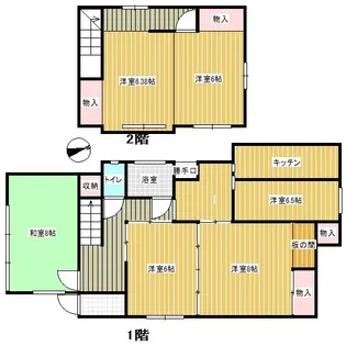 茨城県龍ヶ崎市若柴町【一戸建】の間取り