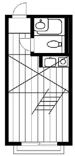 ライブコア東中野【1階】の間取り
