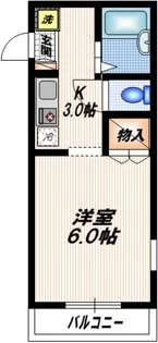 ヘーベルメゾン21A、B【2階】の間取り