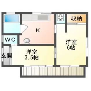 栃木県下野市石橋【一戸建】の間取り