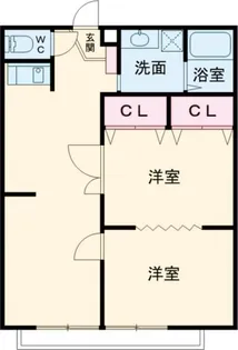 北長町ハイツ【1階】の間取り