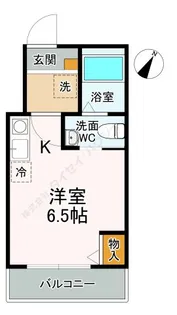 ルミナ境之谷【3階】の間取り