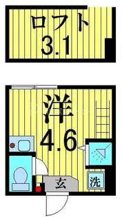 クリエイティブテラス東葛西【1階】の間取り