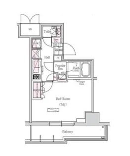 アーバネックス三田【2階】の間取り