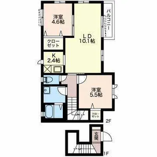 サンハイム【1階】の間取り