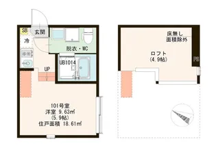 グランドファルコン【1階】の間取り