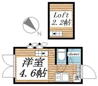 フェリスアストル【1階】の間取り