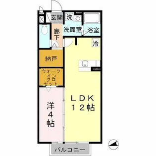 エクセル シオーネ【2階】の間取り