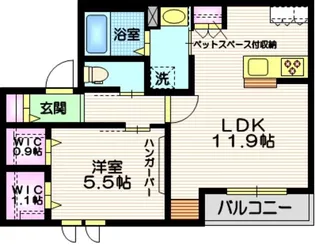フォンターナ【4階】の間取り