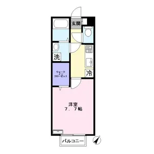 リバーサイドテラス【1階】の間取り