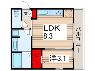 MK ONE【2階】の間取り