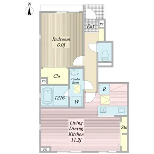 YMK-VILLAGEVI【1階】の間取り