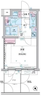 GENOVIA三軒茶屋 GREEN VEIL【1階】の間取り