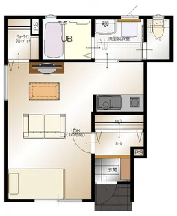 D BOX田島【1階】の間取り