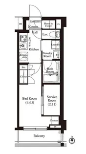 アーバンパーク住吉【3階】の間取り