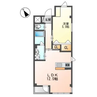 ルミナスステージ(LUMINOUS STAGE)【2階】の間取り