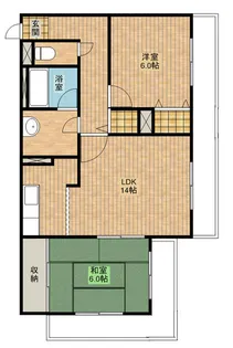 日勝堂ビル【7階】の間取り
