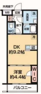 ARCOBALENO SHIMURASAKAUE【3階】の間取り