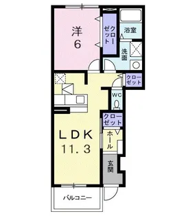 アルテーリア【1階】の間取り