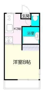 ジュネス清武【1階】の間取り