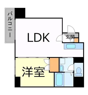 レジディア桑園【2階】の間取り