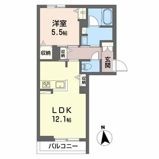 サニーガーデン桜田【2階】の間取り