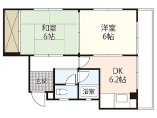 パークハイツ高須【1階】の間取り