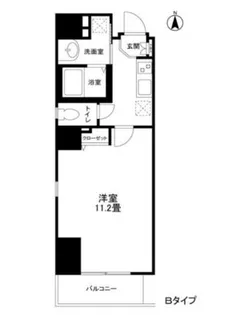 トゥルム錦糸町【8階】の間取り